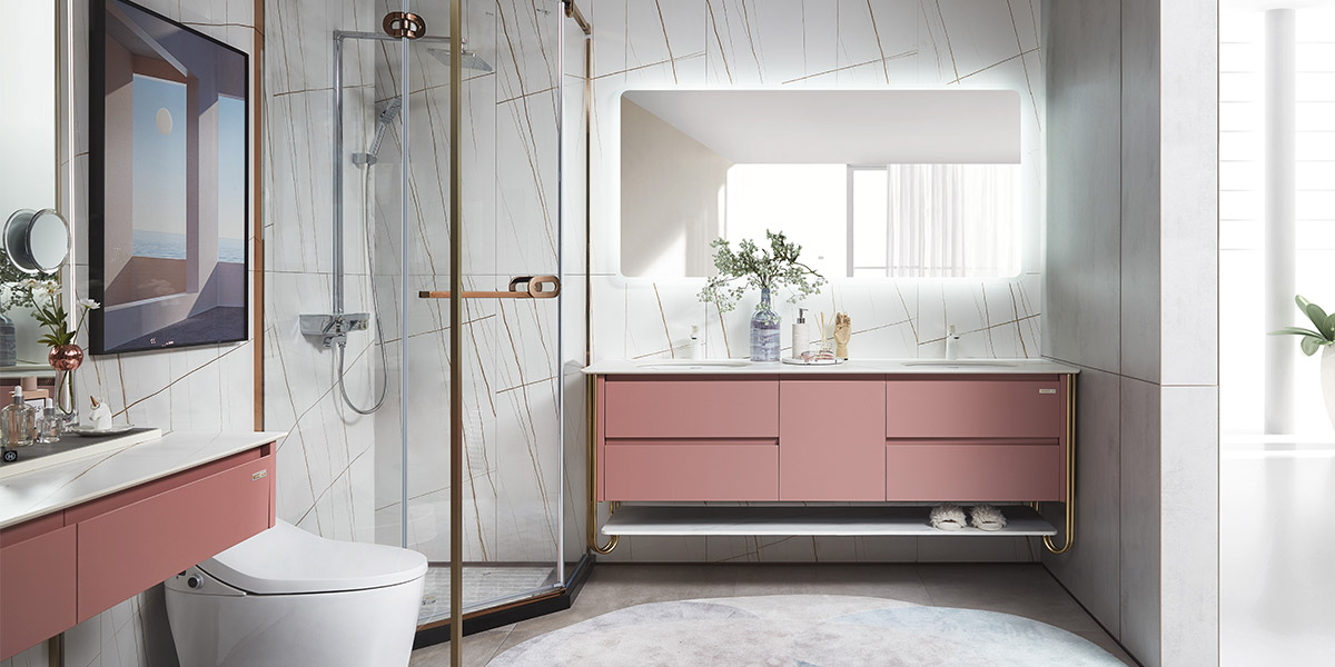 Red Lacquer Bathroom Vanity Red Lacquer Bathroom Vanity