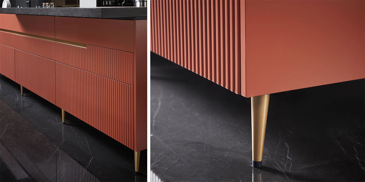 Luxury Kitchen Cabinets with Island