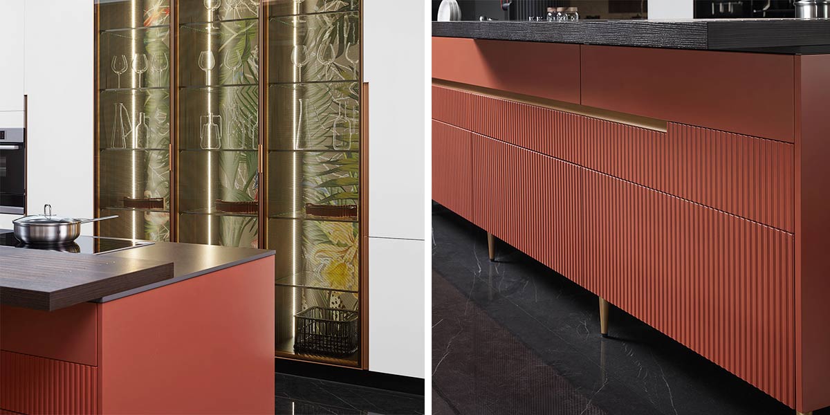 Luxury Kitchen Cabinets with Island