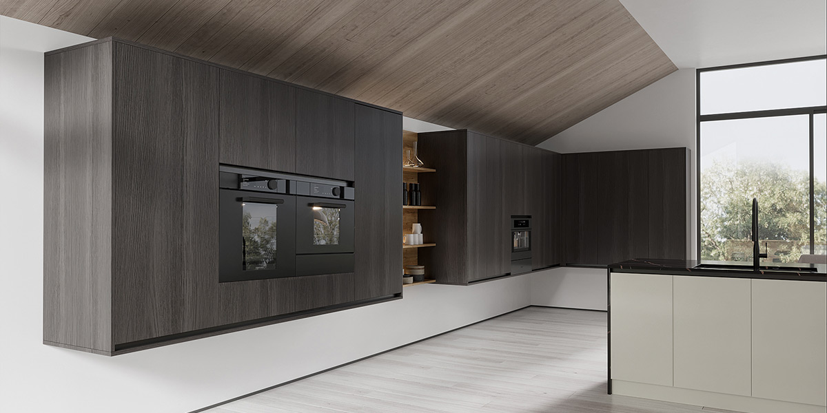 Kitchen Cabinets with Waterfall Edge Island Countertop Kitchen Cabinets with Waterfall Edge Island Countertop