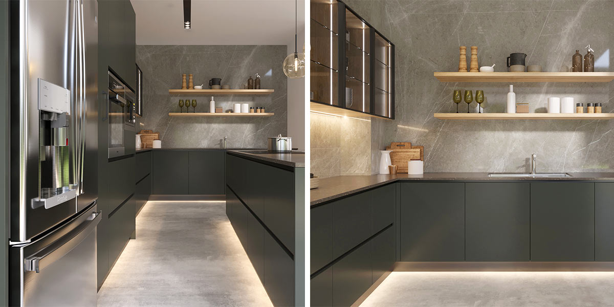 Dark Grey Kitchen Cabinets Minimalist Style Dark Grey Kitchen Cabinets Minimalist Style
