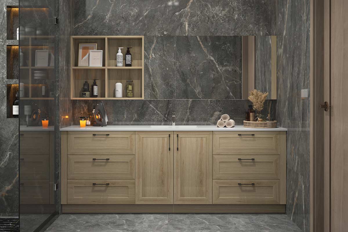 Floor Standing Vanity Units with Basin Shaker Style
