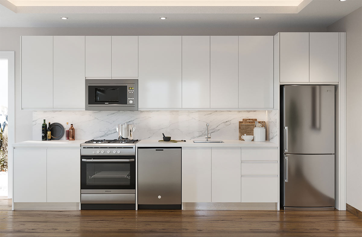 All White Kitchen Cabinets with Island All White Kitchen Cabinets with Island