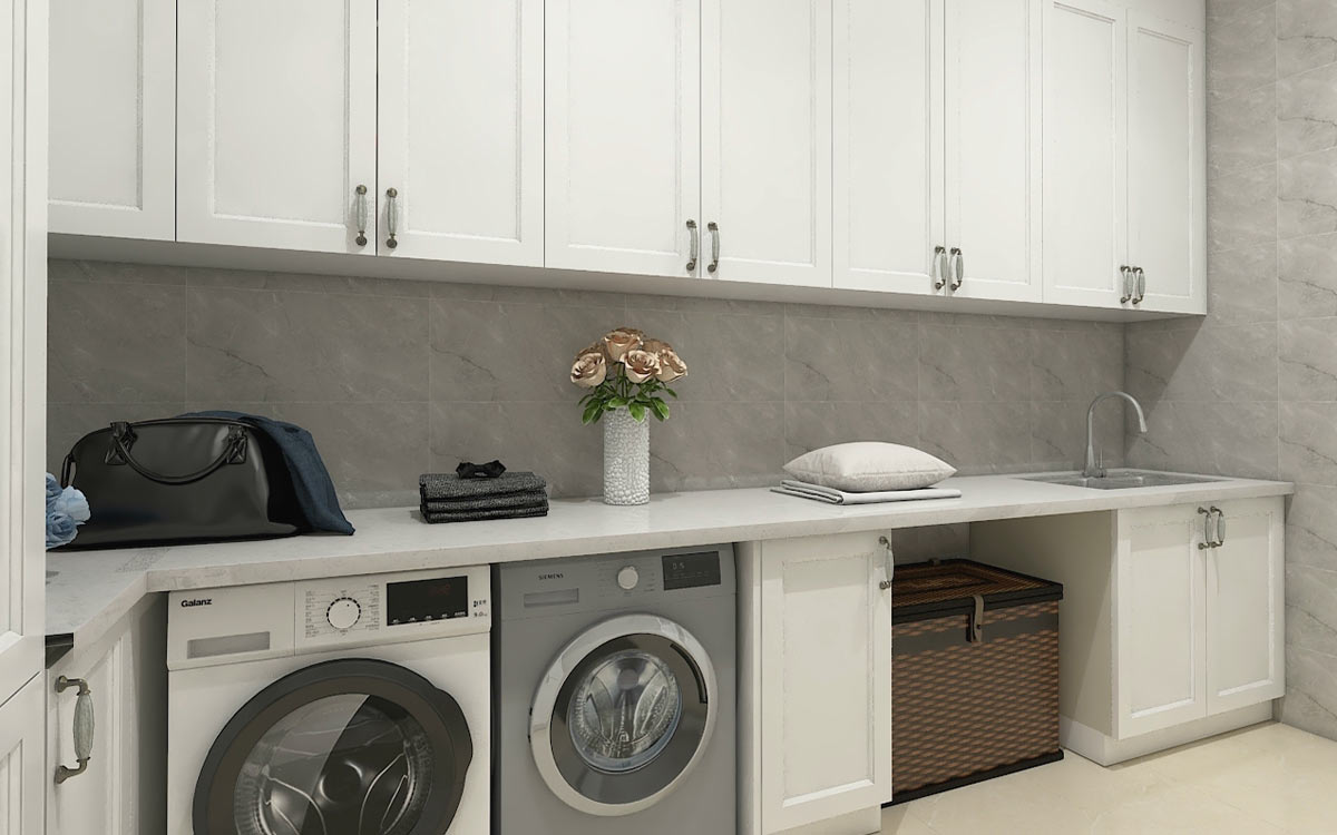 White Shaker Laundry Room Storage Cabinets White Shaker Laundry Room Storage Cabinets