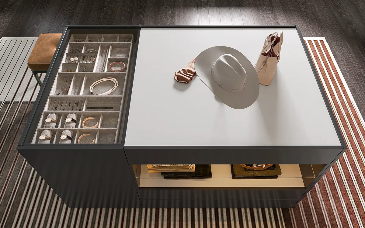 modern walk in closet island modern walk in closet island