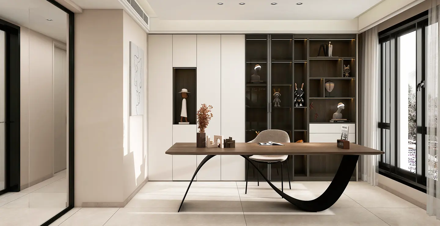 modern minimalist white home office design modern minimalist white home office design
