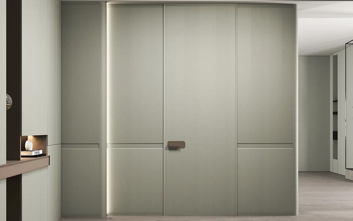 10 Hidden Door Designs for Luxury Interiors Featuring Seamless Wood Finishes